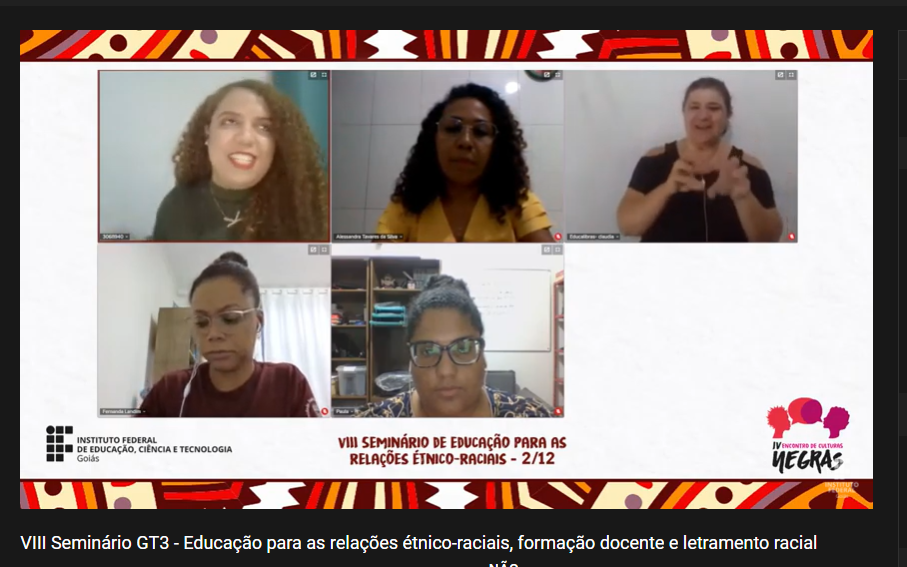 Encontro de Culturas Negras promove discussões sobre educação, literatura, formação docente e outros temas