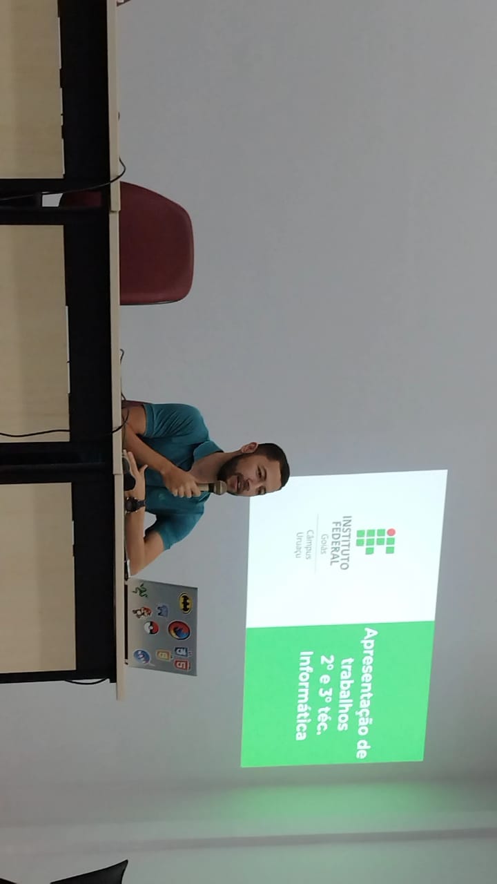 Apresentação de trabalhos - 2° e 3° ano do Técnico em Informática