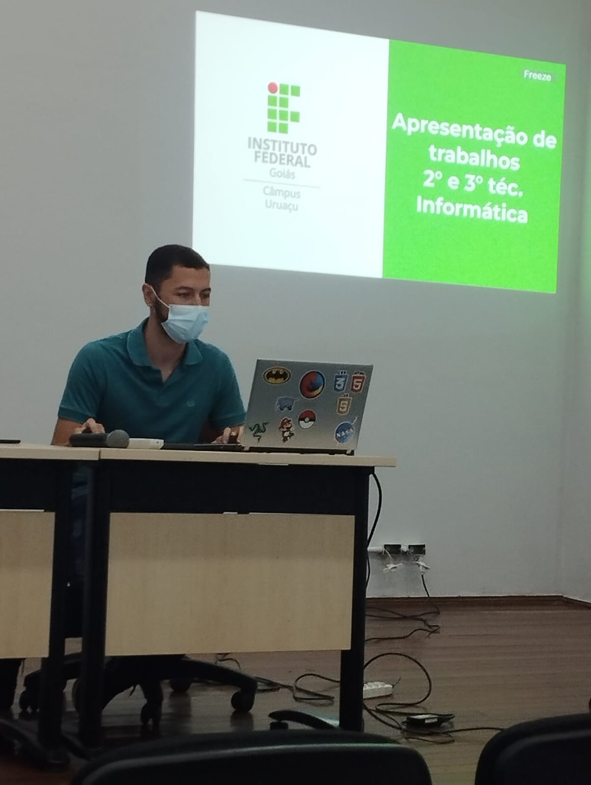 Apresentação de trabalhos - 2° e 3° ano do Técnico em Informática