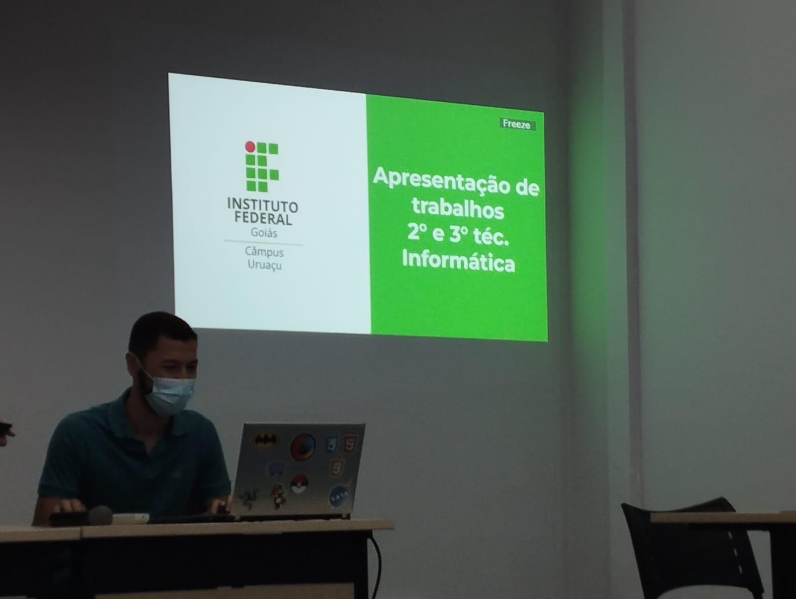 Apresentação de trabalhos - 2° e 3° ano do Técnico em Informática