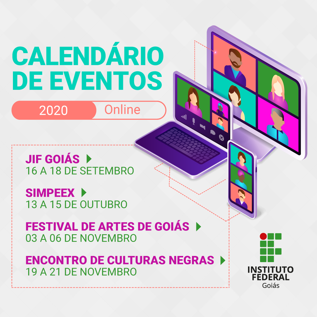 JIF Goiás, Festival de Artes, Simpeex e Encontro de Culturas Negras têm data marcada