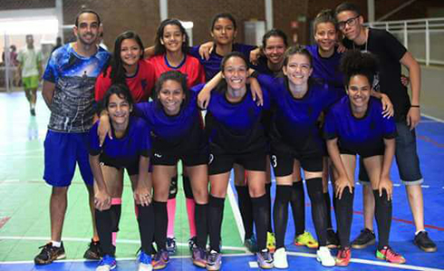 Câmpus Valparaíso fica em 1º lugar no futsal feminino, tênis de mesa feminino e xadrez feminino no JIF Goiás 2018